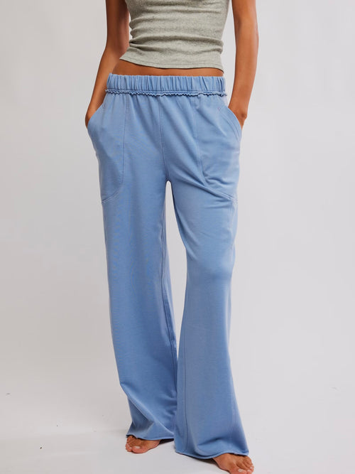 Don't Wait Up Lounge Pant in Quiet Harbor