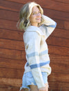 Ellis Collared Striped Pullover Sweater