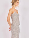 Sequin Lustre Tank