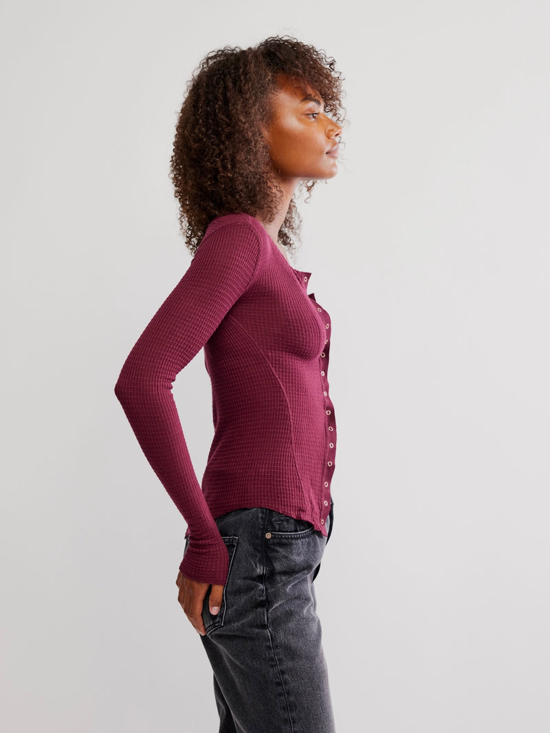 Going Places Cardigan in Acai