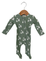 Alpine Trees Convertible Zip Onesie