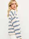 Selena Striped Sweater in Blue