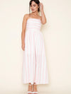 Pink Striped Maxi Dress