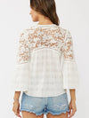 Button Down Lace Top