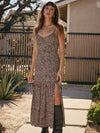 Marcela Leopard Midi Dress