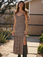Marcela Leopard Midi Dress