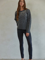 Sequin Silver Sparkle Sweater