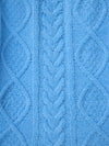 Chenille Cozy Cable Knit in Sea