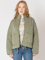 Quilted Jacket in Olive