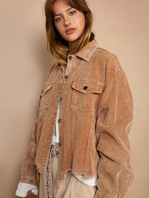 Corduroy Distressed Jacket