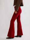 Penny Pull On Velvet Pant in Salsa