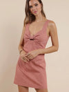 Sunbeam Bow Front Mini Dress
