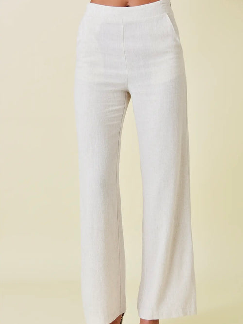 Thalia Trouser Woven Slit Pocket Pants