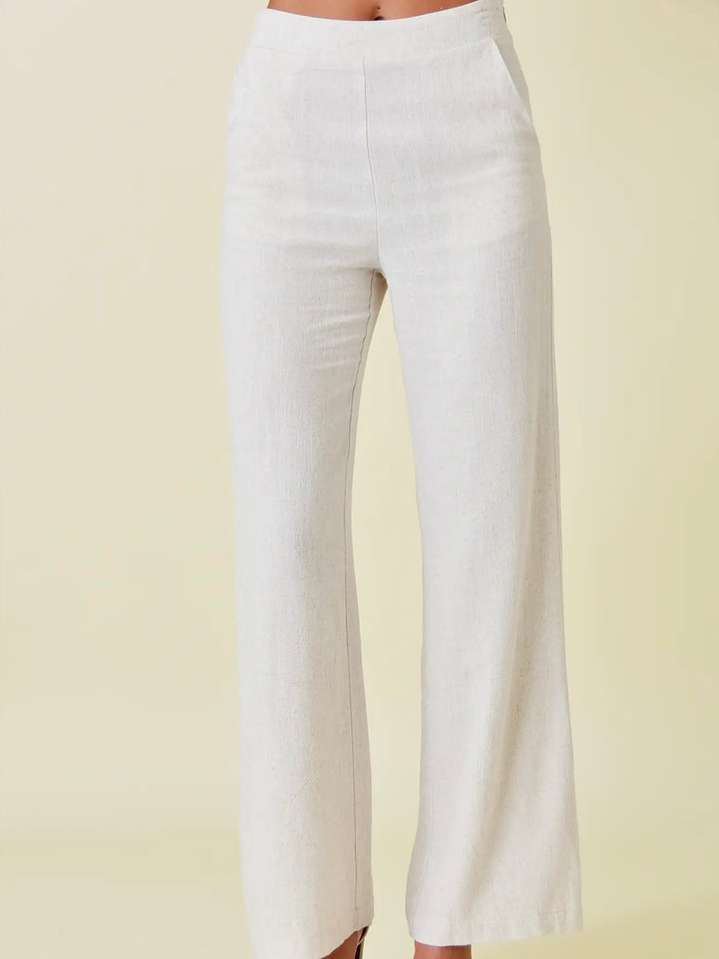 Thalia Trouser Woven Slit Pocket Pants