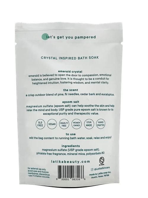 Emerald Geode Bath Salt