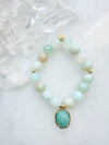 Green Agate & Amazonite Deka Stretch