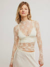 Lady Lux Layering Top in Ivory