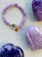 Abalone & Lepidolite Chelsea Exi Stretch