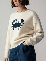 Crab Relaxed Knit Sweater