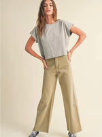 Eleanor Frayed Wide Leg Pant