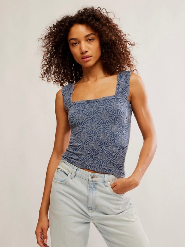 Love Letter Cami in Indigo Pura