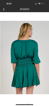 Jade Puff Sleeve Midi Dress