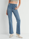 High Rise Scissor Cut Flare Jeans