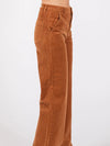 Wylie Wide Leg Corduroy Pant in Camel