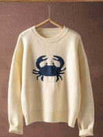 Crab Relaxed Knit Sweater