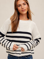 Summer Evening Striped Sweater