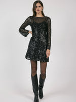 Sequin Bell Mini Dress