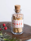 Mini Apothecary Christmas Peace Matches