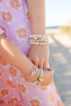 Luxa Little Amazonite on Peach Apollo Wrap