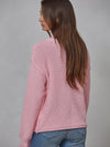 Reverse Hem Sweater in Pink