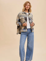 Aztec Print Jacket in Blue