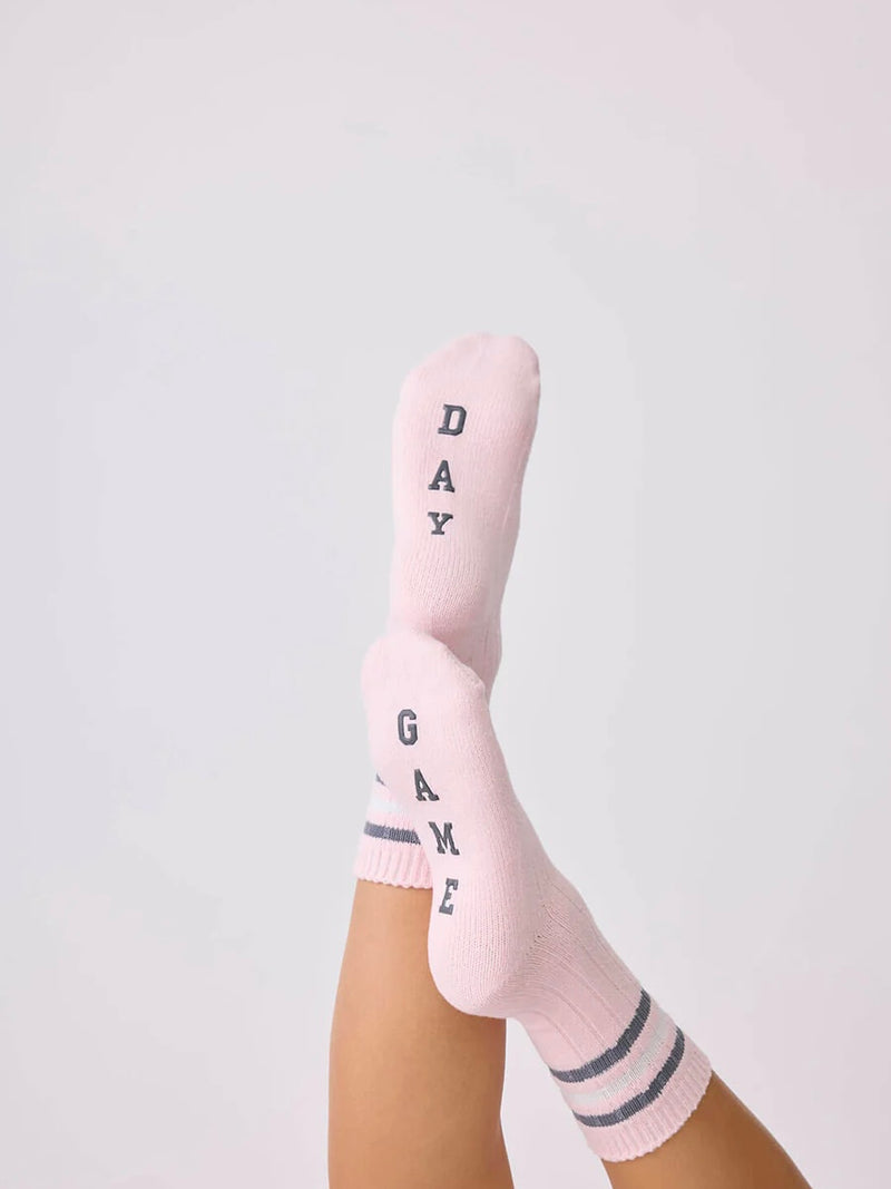 Game Day Half Calf Sock in Blush