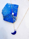 Lapis Lazuli Lua & Mother of Pearl Star Hera Necklace