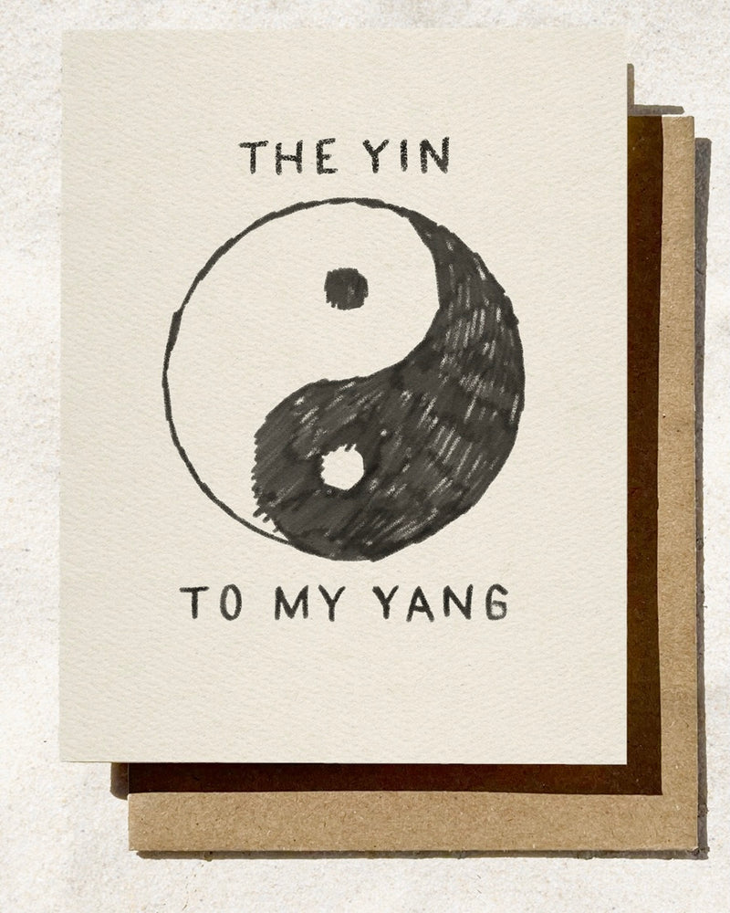 The Yin To My Yang Card