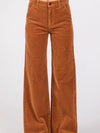 Wylie Wide Leg Corduroy Pant in Camel