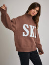 12/5 Ski High Neck Oversized Sweater