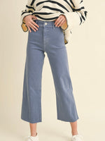 Marina Wide Leg Jeans in Periwinkle