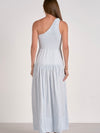 Ophelia One Shoulder Maxi Dress in Sky