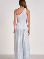 Ophelia One Shoulder Maxi Dress in Sky