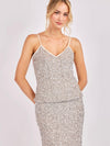 Sequin Lustre Tank