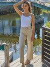 Basic Full Length Cami in White