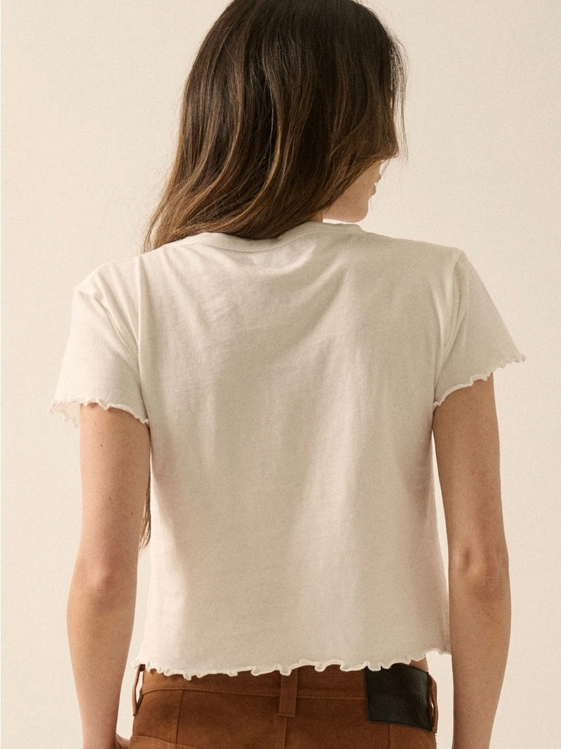 Butterfly Lettuce Edge Tee