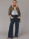 Relaxing Robin Wide Leg Pant in Navy