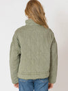 Quilted Jacket in Olive