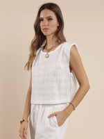 FINAL SALE Salty Life Side Tie Crop Top