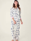 Bon Voyage 3-Piece Flannel PJ Set